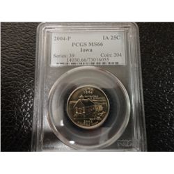 2004-P QTR IOWA PCGS MS66