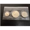 Image 1 : 1976-S 3 COIN SET IKE DOLLAR, KENNEDY HALF, WASHINGTON QUARTER