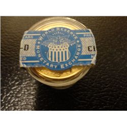 2007 JOHN QUINCY ADAMS DOLLARS- UNOPENED ROLL OF 12 B/U