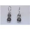 Image 1 : 22.20 CTW SEMIPRECIOUS EARRING .925 STERLING SILVER