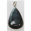 Natural 21.7g Semi-Precious Pendant .925 Sterling