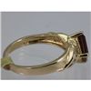 Image 2 : Genuine  1.33 ctw  Garnet Ring  14KT Yellow Gold