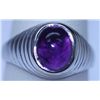 31.50 CTW AMETHYST RING .925 STERLING SILVER