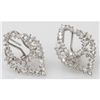 Natural 3.76g CZ Earrings .925 Sterling Silver