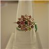 26.65 ctw,SEMIPRECIOUS RING .925 STERLING SILVER