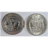 Image 2 : ( 2 ) VERY NICE 1921-P MORGAN SILVER DOLLARS