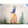 Image 2 : Old French Quimper HB plate