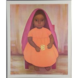 Gustavo Montoya Art Print Nina Con Rebozo