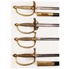 Image 1 : THREE U.S. M 1840 NCO SWORDS AND A M1840 BAND SWOR