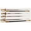 Image 2 : THREE U.S. M 1840 NCO SWORDS AND A M1840 BAND SWOR