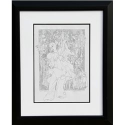 Guillaume Azoulay, Memories for a Pierrot, Ink Drawing