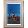 Image 1 : Mauro Rigacci, Four Monks on a Donkey, Oil Painting
