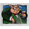 Image 1 : Burton Morris, Pig, Serigraph