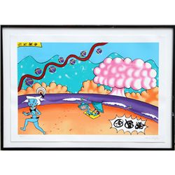 Kenny Scharf, Judy on the Beach, Silkscreen