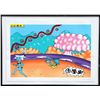 Image 1 : Kenny Scharf, Judy on the Beach, Silkscreen