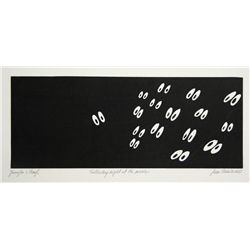 Jean Sariano, Saturday Night at the Movies, Aquatint Etching