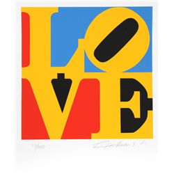 Robert Indiana, The Book of Love 6, Serigraph