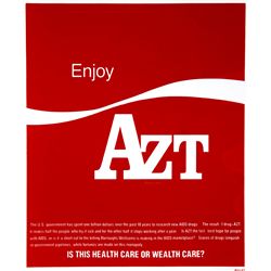 Vincent William Gagliostro, Enjoy AZT, Silkscreen