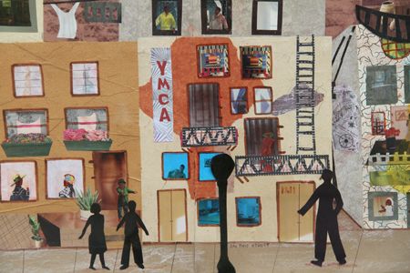 Allen Stringfellow, On This Street I, Collage