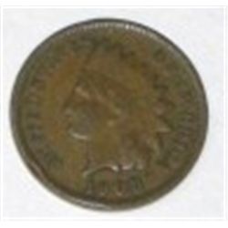 1908 INDIAN HEAD PENNY RED BOOK VALUE IS $8.00+ *NICE EARLY VERY FINE GRADE*!! COIN CAME OUT OF SAFE