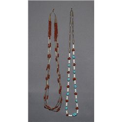 TWO SANTO DOMINGO NECKLACES