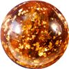 Image 1 : Marbles: Lot 1. Mica. Amber. 21/32". Mint- 9.1.