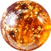 Image 4 : Marbles: Lot 1. Mica. Amber. 21/32". Mint- 9.1.