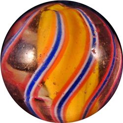 Marbles: Lot 5. Solid Core Swirl. 19/32". Mint- 9.0.