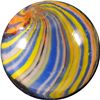 Image 1 : Marbles: Lot 6. Joseph Coat Swirl. 9/16". Mint 9.9.