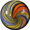 Image 3 : Marbles: Lot 6. Joseph Coat Swirl. 9/16". Mint 9.9.