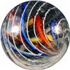 Image 3 : Marbles: Lot 7. 3-Layer Solid Core Swirl. 1-3/16". NM 8.3.