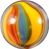 Image 1 : Marbles: Lot 13. Akro Agate. Sparkler. 5/8". NM+ 8.8.