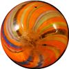 Image 4 : Marbles: Lot 22. Joseph Coat Swirl. 9/16". Mint 9.7.