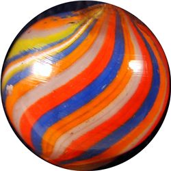 Marbles: Lot 25. Joseph Coat Swirl. 19/32". Mint 9.3.