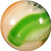 Image 4 : Marbles: Lot 32. Akro Agate. Red/Green Popeye Corkscrew. 21/32". Mint- 9.2.