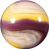 Image 1 : Marbles: Lot 35. Akro Agate. Purple/Yellow Popeye Corkscrew. 19/32". Mint- 9.0.