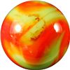 Image 3 : Marbles: Lot 40. Peltier Glass. National Line Rainbo. 5/8". Mint- 9.0.