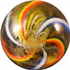 Image 4 : Marbles: Lot 42. Swirl. Latticinio Core. 27/32". Mint 9.8.