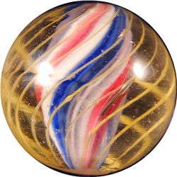 Marbles: Lot 43. Swirl. Solid Core. 5/8". Mint 9.8.