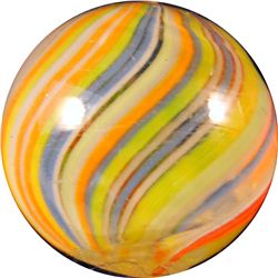 Marbles: Lot 44. End of Day. Joseph Coat. 9/16". Mint- 9.0.