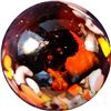 Image 4 : Marbles: Lot 58. Christensen Agate. Guinea. 21/32". Mint- 9.2.