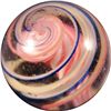 Image 2 : Marbles: Lot 61. Swirl. Solid Core. 19/32". Mint 9.8.