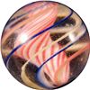 Image 3 : Marbles: Lot 61. Swirl. Solid Core. 19/32". Mint 9.8.