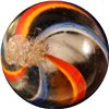 Image 4 : Marbles: Lot 75. Swirl. Solid Core. 11/16". Mint 9.8.