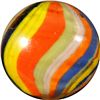 Image 3 : Marbles: Lot 96. Swirl. Joseph Coat. 19/32". Mint 9.8.