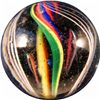 Image 2 : Marbles: Lot 118. Swirl. Ribbon Core. Left Twist. 29/32". Mint 9.4.