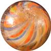 Image 2 : Marbles: Lot 159. Swirl. Joseph Coat. 17/32". Mint 9.8.