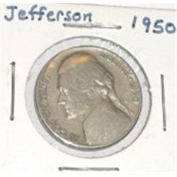 1950 JEFFERSON NICKEL *NICE EARLY COIN!! NICKEL CAME OUT OF SAFE!!