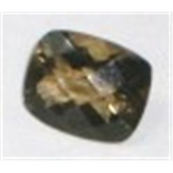 4.60 CARAT SMOKEY TOPAZ *BEUATIFUL CUT/FACETED & POLISHED GEMSTONE*!! GEMSTONE CAME OUT OF SAFE!!