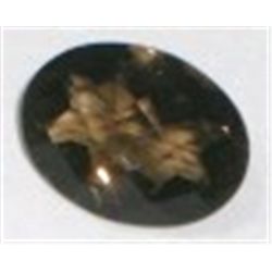 7.50 CARAT SMOKEY TOPAZ *BEUATIFUL OVAL CUT/FACETED & POLISHED GEMSTONE*!! GEMSTONE CAME OUT OF SAFE